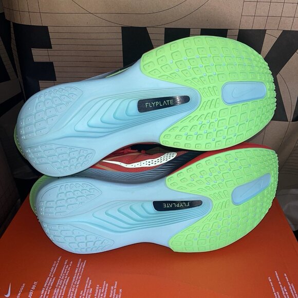 NEW Nike Zoom Fly 6 FN8454-601 Bright Crimson Orange Lime Mint  Men Size 11